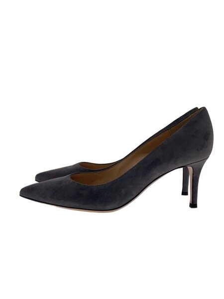 Gianvito Rossi スエードパンプス 37 1/2 Gianvito Rossi(ジャンビトロッシ) / パンプス/36.5/GRY/スウェード