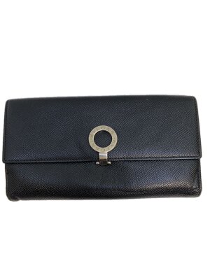 BVLGARI(ブルガリ) / 長財布/レザー/BLK/レディース/30412// | 中古品