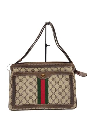 GUCCI(グッチ) / グッチシマ/ショルダーバッグ/203494/レザー/ブラウン