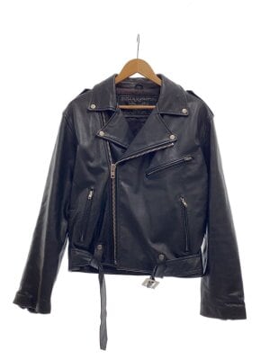 OR GLORY(オアグローリー) / ダブルライダースジャケット/L/牛革/BLK