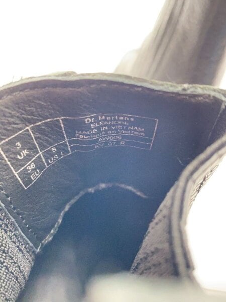 Dr.Martens(ドクターマーチン) / ELEANOREブーツ/UK3/BLK/レザー