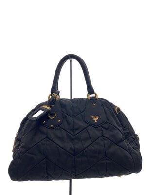 PRADA(プラダ) / ポーチ付ムートントートバッグ/--/WHT/1BG427/ | 中古