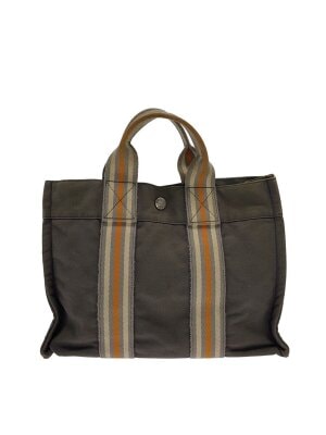 HERMES(エルメス) / エルメス/トートバッグ/コットン/ボルドー