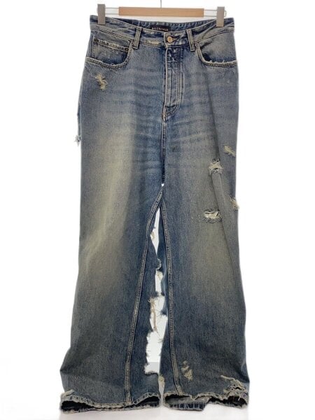 BALENCIAGA(バレンシアガ) / 23SS/DESTROYED BAGGY/ボトム/XS/デニム 