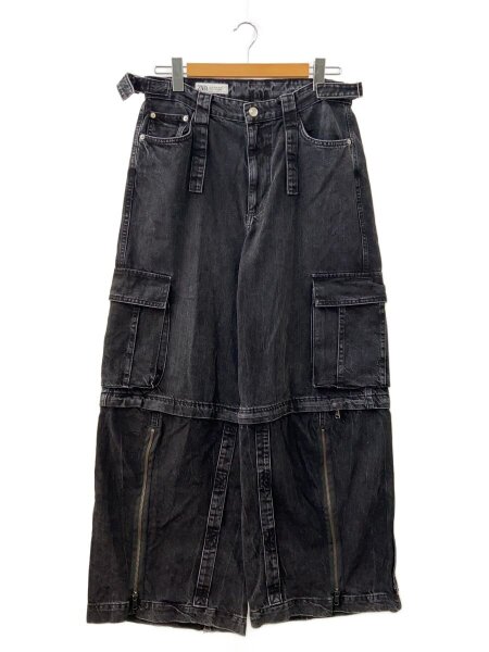 ZARA(ザラ) / デタッチャブル カーゴデニムパンツ/32/コットン/GRY 
