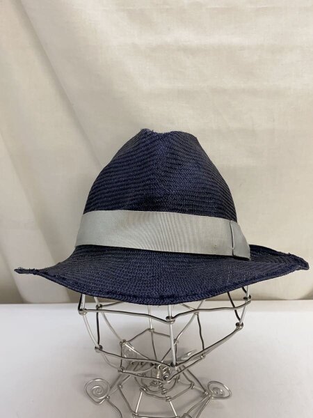 Borsalino(ボルサリーノ) / ストローハット/7 1/2/NVY/無地 Borsalino(ボルサリーノ) / ストローハット/7 1/2/NVY/無地