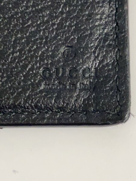 GUCCI(グッチ) / GUCCI グッチ 2つ折り財布/レザー/BLK/メンズ