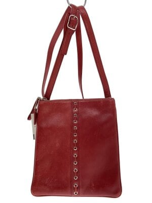COACH / ミニダッフレット・クロスボディ_ブラウン/レザー/RED COACH(コーチ) / ミニダッフレット・クロスボディ_ブラウン/レザー/RED