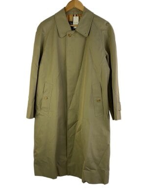 値下げ！！【新品未使用】BURBERRY◆ステンカラーコート/コットン/KHK BURBERRYS(バーバリーズ) / ステンカラーコート/イングラント製/ノバ