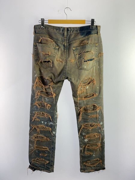 INNOCENCE NYC / DESTROY DENIM PANTS/ダメージ加工/ペンキ加工/34/デニム/INDEDM01// INNOCENCE NYC(イノセンスニューヨーク) / DESTROY DENIM PANTS/34