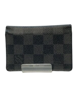 LOUIS VUITTON(ルイヴィトン) / パスケース/レザー/BLK/メンズ