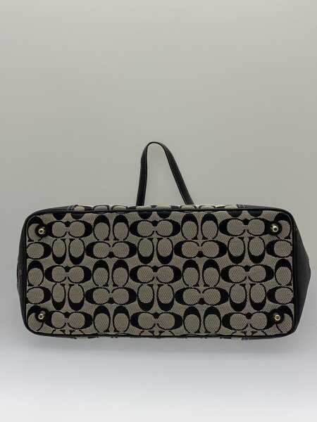 COACH(コーチ) / キャリーオール_シグネチャー_ブラック/-- | 中古品の