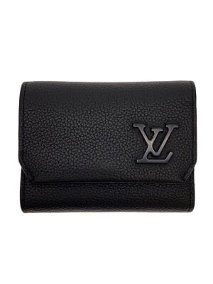 LOUIS VUITTON(ルイヴィトン) / 2つ折り財布/レザー/BLK/メンズ/M82743