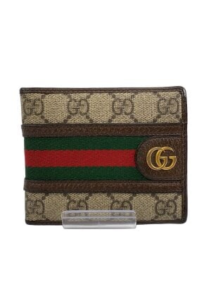 美品】GUCCIクーリエGGスプリーム2つ折り財布(型番473905) 楽天市場