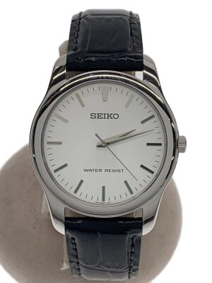 SEIKO(セイコー) / クォーツ腕時計/アナログ/ステンレス/BLK/V743-9020