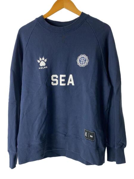 WIND AND SEA ネイビー スウェットL