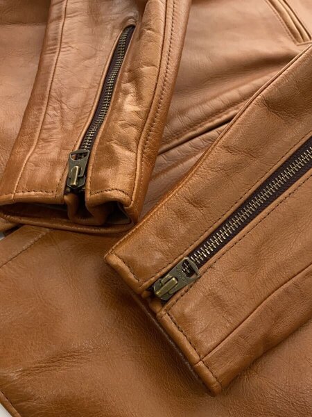 ブラウン レザー ライダースジャケット全サイズ新発売schott 複刻