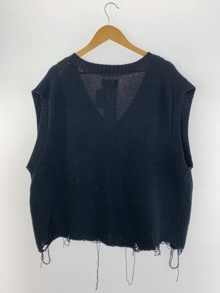 doublet 25SS ニットベスト　ブラック WEB限定】シャドーチェックニットベスト（ニットウェア）｜BLACK LABEL