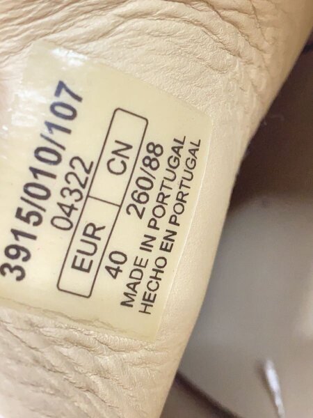 Clarks(クラークス) / ×ザラ/厚底ワラビーシューズ/26cm/ベージュ/3915