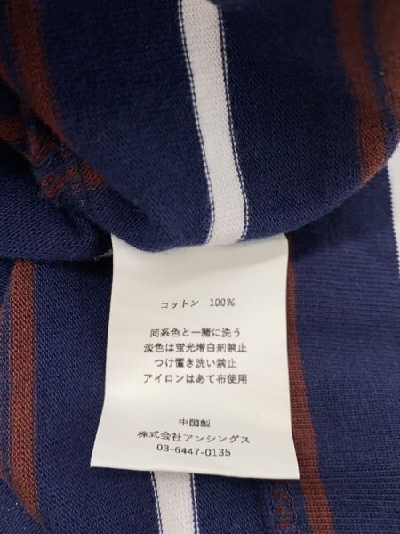 plllllleeeasse(プリーズ) / 長袖Tシャツ/L/コットン/NVY/ボーダー 