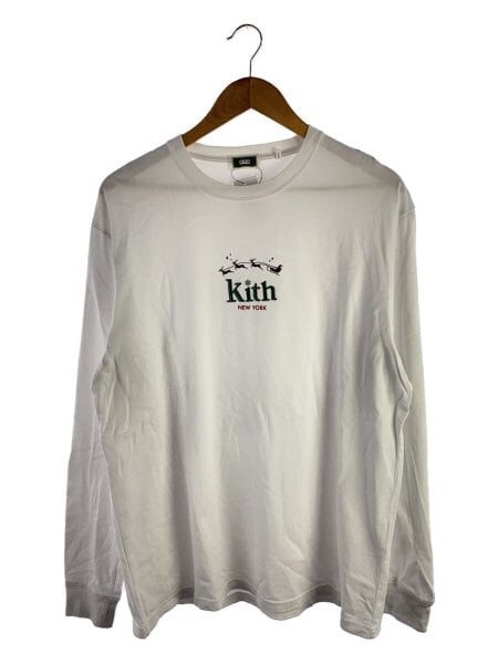 KITH(キス) / 長袖Tシャツ/L/コットン/WHT | 古着の販売・通販なら 