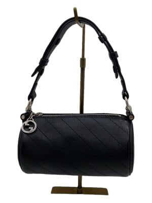 1円 ■美品■ GUCCI グッチ 001・3297 001364 ロゴ レザー シルバー金具 ハンドバッグ ショルダーバッグ 肩掛け ブラック D8004Ah GUCCI(グッチ) ⁄ 001・3297⁄ワンショルダーバッグ⁄スウェード⁄BLK⁄総柄