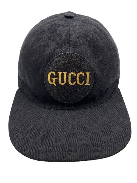 GUCCI(グッチ) / グッチ/キャップ/GGキャンバス/M/576253/ブラック