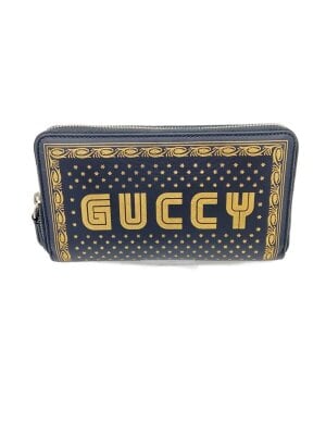 GUCCI(グッチ) / 長財布/レザー/BLK/総柄/メンズ/181648 | 中古品の