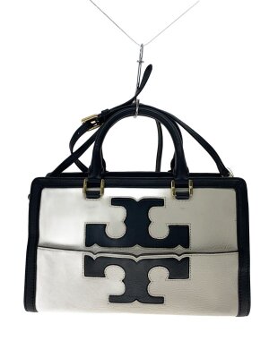 TORY BURCH◆トリーバーチ/ハンドバッグ/PVC/BEG/無地 TORY BURCH(トリーバーチ) ⁄ トリーバーチ⁄ハンドバッグ⁄PVC⁄BEG⁄無地