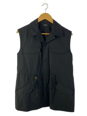 LOEFF / ノースリーブワンピース/O/ウール/GRY/無地/8826-299-0008/サイドポケット LOEFF(ロエフ) / ノースリーブワンピース/O/ウール/GRY/無地/8826-299