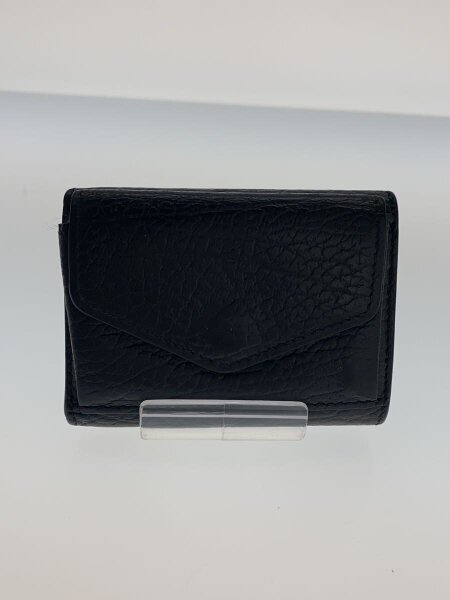 Maison Margiela(メゾンマルジェラ) / 3つ折り財布/レザー/BLK/メンズ 