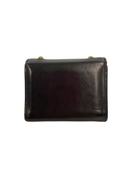 m＋ エムピウ 25 黒 レザー 三つ折り財布 m+(エムピウ) ⁄ 2つ折り財布 