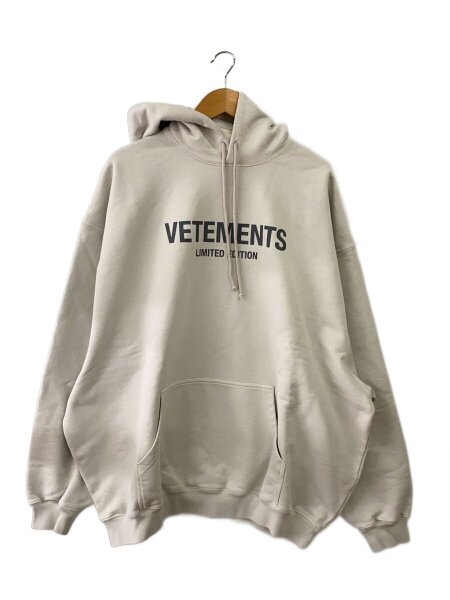VETEMENTS(ヴェトモン) / パーカー/XS/コットン/CRM/無地/UE64HD6000 