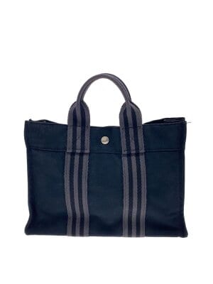 HERMES(エルメス) / フールトゥPM/トートバッグ/キャンバス/BLK | 中古