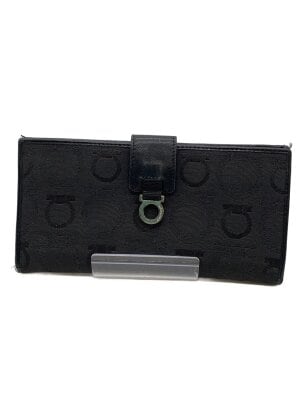 Salvatore Ferragamo(サルヴァトーレフェラガモ) / 長財布/レザー/BLK