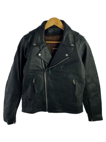 DAYTONA(デイトナ) / ダブルライダースジャケット/M/ポリエステル/BLK