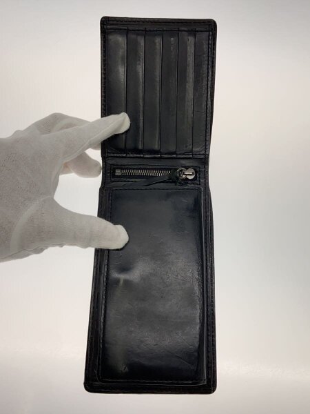JAM HOME MADE(ジャムホームメイド) / 2つ折り財布/レザー/BLK/無地