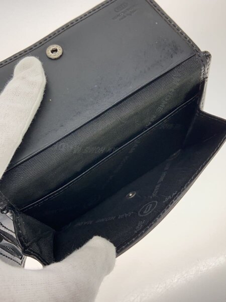 JAM HOME MADE(ジャムホームメイド) / 2つ折り財布/レザー/BLK/無地