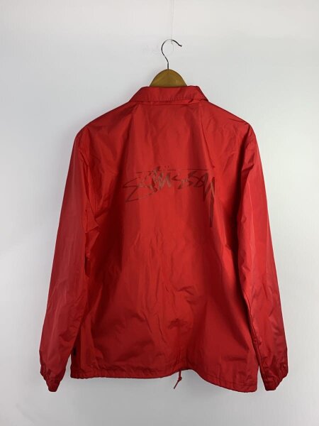 Stussy レッド ナイロンジャケット STUSSY(ステューシー) / ナイロンジャケット/M/ナイロン/RED/無地