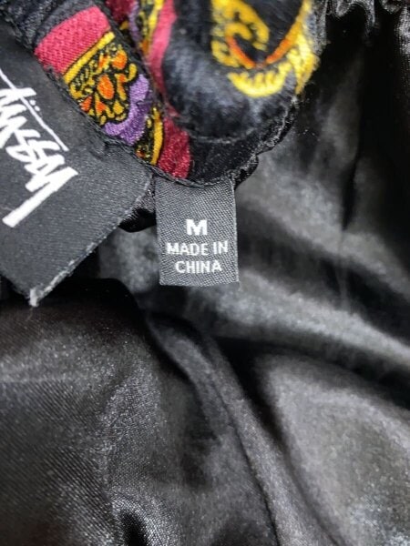 STUSSY(ステューシー) / ショートパンツ/M/コットン/BLK/総柄 | 古着の