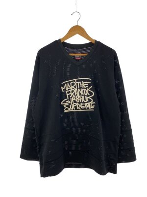 Supreme(シュプリーム) / 長袖Tシャツ/L/ポリエステル/BLK/プリント