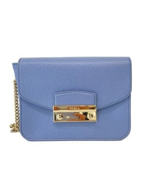 FURLA(フルラ) / ショルダーバッグ/レザー/BLU/無地/BZT0FUA | 中古品