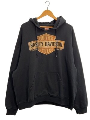HARLEY DAVIDSON / パーカー/L/コットン/GRY/無地/236055 HARLEY DAVIDSON(ハーレーダヴィッドソン) / パーカー/L/コットン/GRY