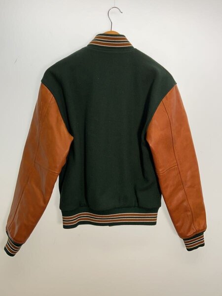 SAINT LAURENT(サンローラン) / スタジャン/44/ウール/GRN/無地/49172