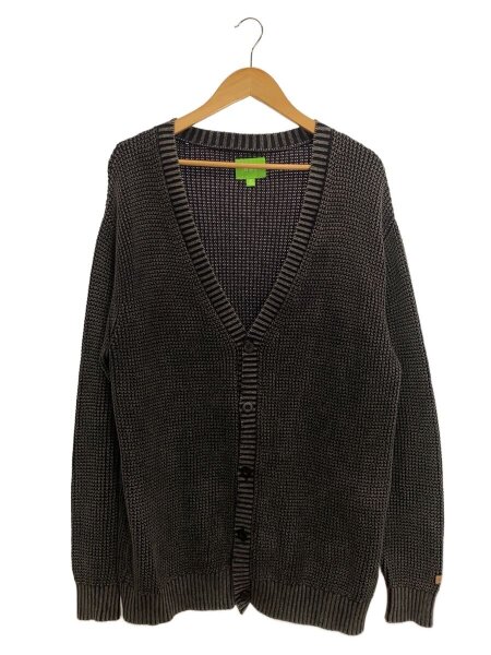 HUF(ハフ) / カーディガン(厚手)/M/コットン/GRY | 古着の販売・通販 