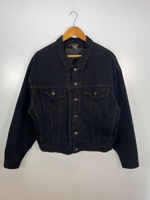 Levi's(リーバイス) / ブラックデニムボアジャケット/黒ボア/90s