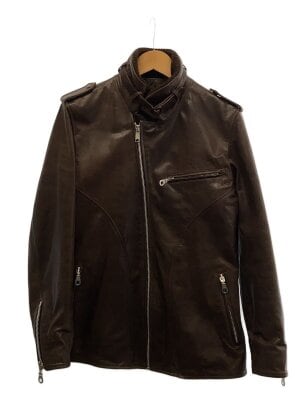 コーティングジャケット abahouse ライダース　archive エディ Azuma - EDGE MOTORCYCLE JACKET / レザー ライダースジャケット