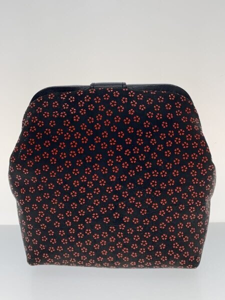 印傳屋(INDEN-YA)(インデンヤ) / ポーチ/コットン/BLK/花柄 | 中古品の 