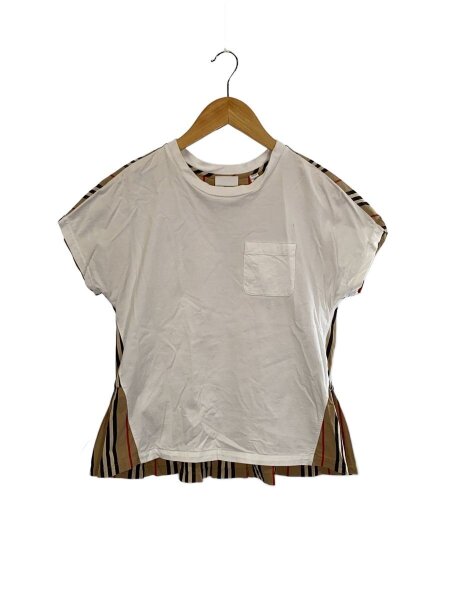 BURBERRY LONDON(バーバリーロンドン) / 半袖ブラウス/--/コットン/WHT 