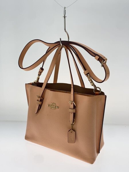 COACH(コーチ) / モリー・トート_ベージュ/レザー/PNK | 中古品の販売 
